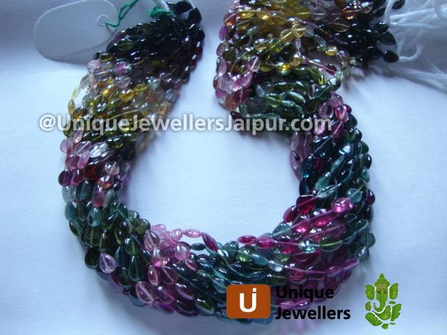 Tourmaline Plain Pear Beads